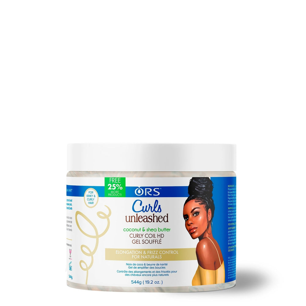 ORS Curls Unleashed COCO & KARITÉ GEL SOUFFLÉ BOUCLES ET SPIRALES HD 16OZ