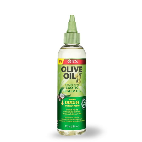 ORS Huile d'Olive Classics Huile Nourrissante Exotique pour le Cuir Chevelu avec Huile de Babassu 127 ml
