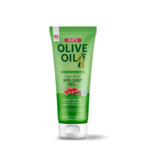 ORS Huile d'Olive FIX-IT Gel Fixant Infusé à l'Huile de Ricin Pour le Renforcement & l'Entretien des Contours Tenue Ultra Forte 142 g