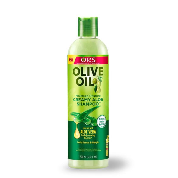 Shampoing onctueux à l'aloès régénérateur d'hydratation à l'huile d'olive ORS infusé à l'aloès 370 ml