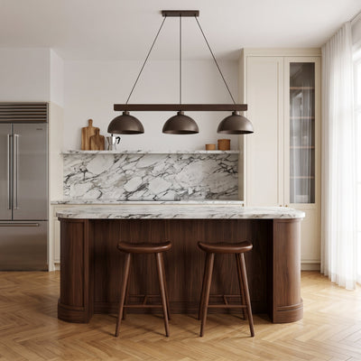 OSLO Scandinavian 3-Light Pendant Light for Dining Table & Kitchen Island