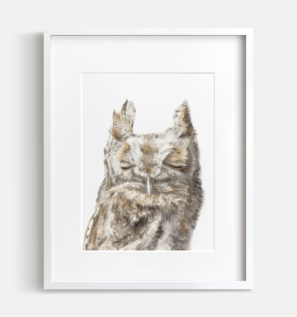 Impression d'art : Hibou des terriers