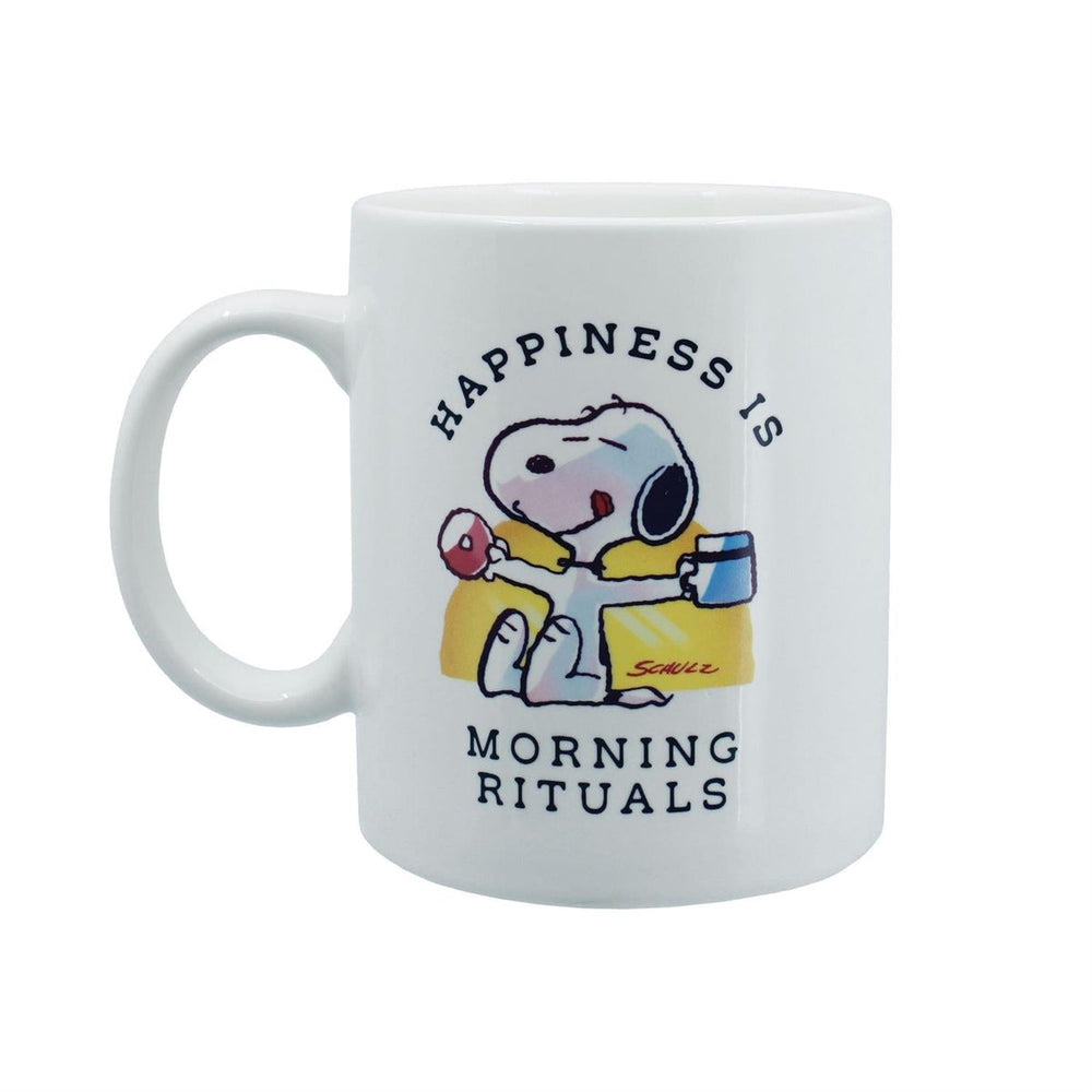 Peanuts - Snoopy « Le bonheur, c'est... les rituels du matin » Tasse