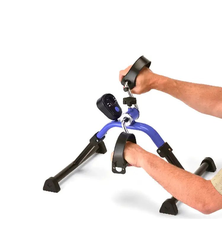 CH3057 Ezee Life Digital Folding Pedal Exerciser - Arm & Leg Peddler with 5-Function Display for Seniors & Rehabilitation
