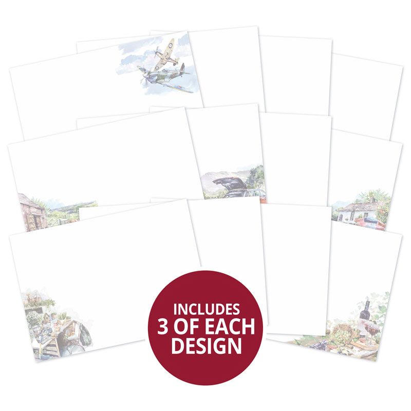 Passe-temps Pittoresques : Inserts de Cartes de Luxe
