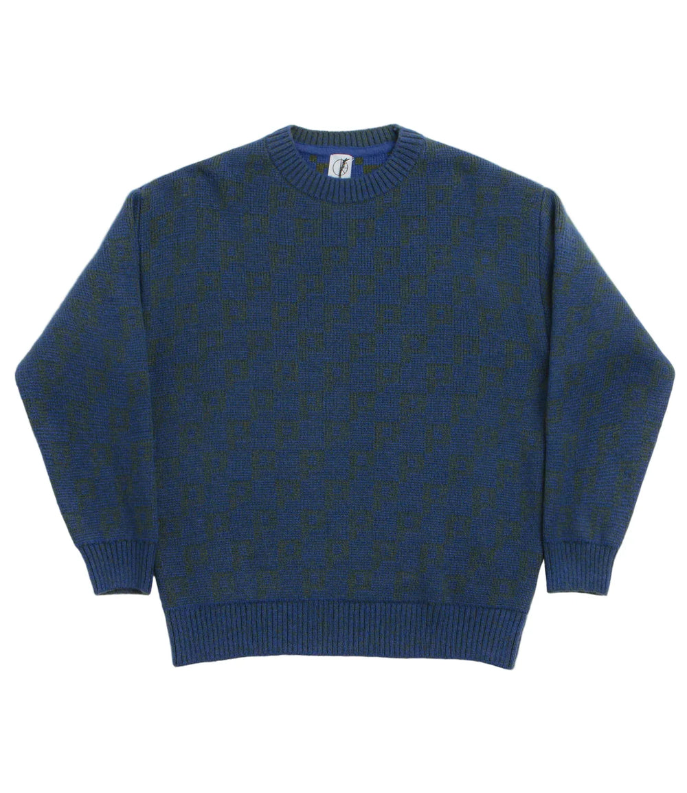 Polar Skate Co. Chandail 'George' - Motif P/Bleu/Vert