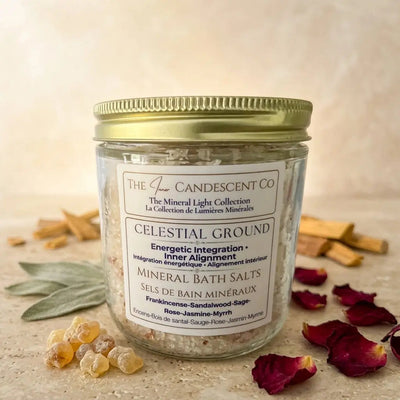 CELESTIAL GROUND | Grounding magnesium & mineral rich bath salts | Foot soaks