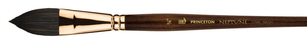 Princeton - Neptune Synthetic Squirrel - Short Handle - Oval Wash