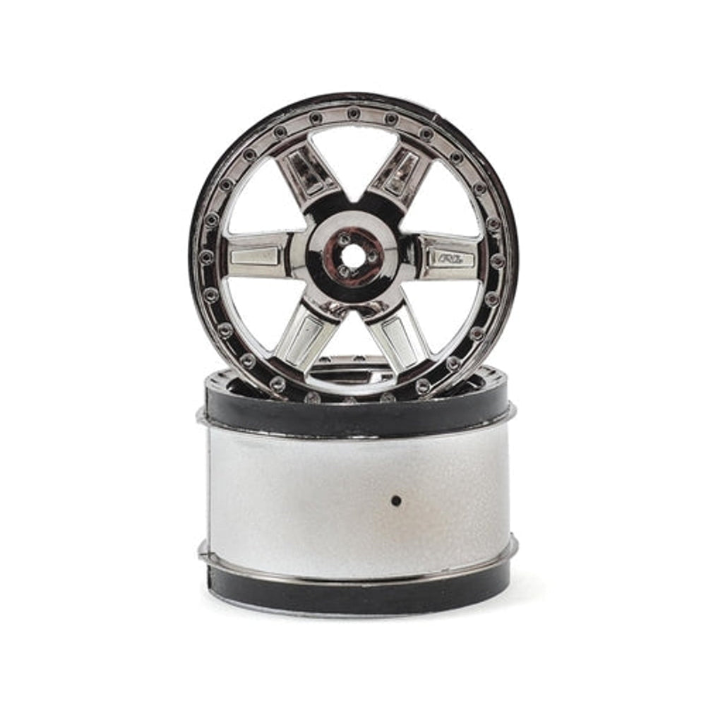 Pro-Line 2730-11 30 Series Desperado 2.8" Rear Electric Wheels (2) (Black Chrome) NIB