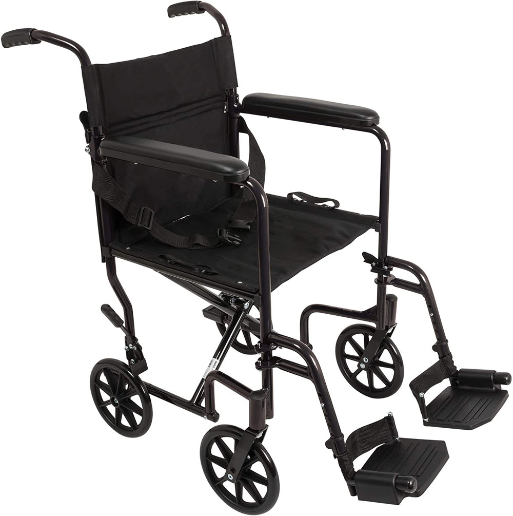 ProBasics TCA1916BK Aluminum Transport Wheelchair | 19 in Seat Canada
