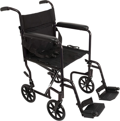 ProBasics TCA1916BK Aluminum Transport Wheelchair | 19 in Seat Canada
