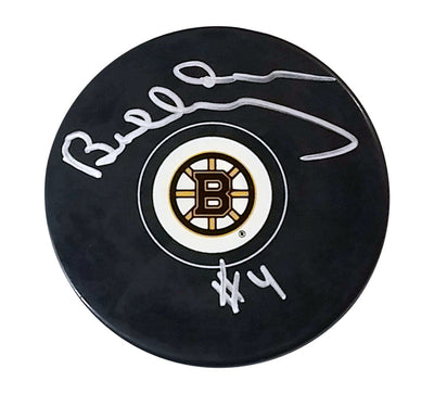 BOBBY ORR AUTOGRAPHED BOSTON BRUINS LOGO PUCK – HAND?SIGNED #4, GNR COA INCLUDED – VINTAGE NHL COLLECTIBLE FOR FANS & GIFT GIVERS