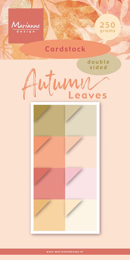 Marianne Design - Autumn leaves - cardstock — Ecstasy Crafts