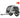 Aosom Dog Bike Trailer with Mesh Windows, Safety Leash, Safety Flag, Front/Rear Doors, for Medium Dogs Travel, Light Grey