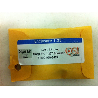 QSI Solutions TDSENC1.25 Boîtier de haut-parleur Tony's Dream pour haut-parleur de 1,25 po (non inclus) NIB