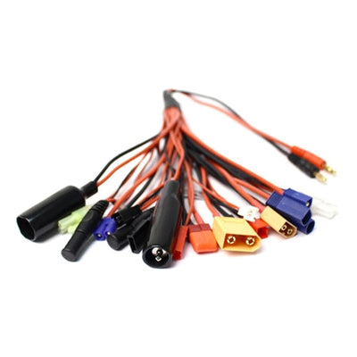 Adaptateur de charge Racers Edge 20 fonctions vers fiches mâles de 4 mm, fil de 300 mm