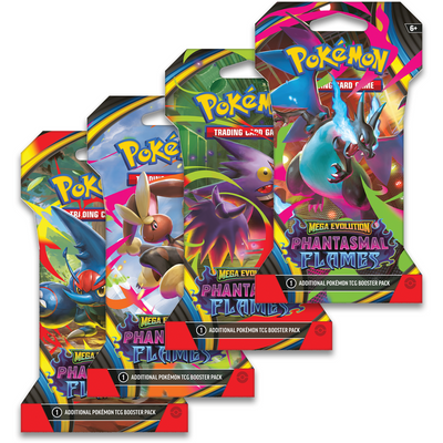 Pokémon JCC : Paquet de boosters Flammes Fantomatiques (10 cartes)