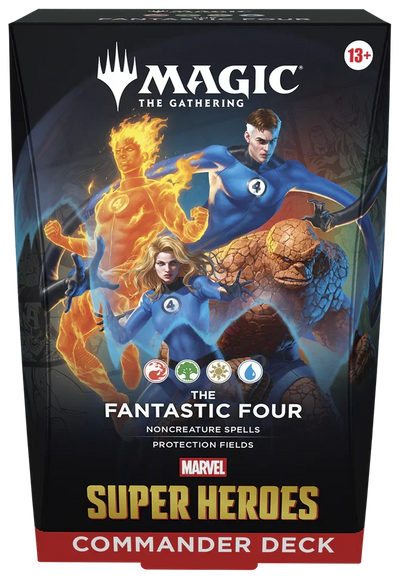Jeu de cartes Marvel Super Heroes Commander - Les Quatre Fantastiques