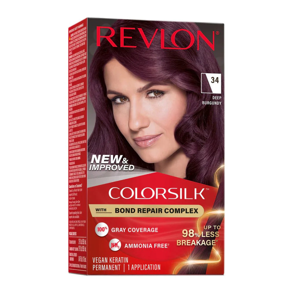 REVLON COLOR SILK BEAUTIFUL COLOR - 34 DEEP BURGUNDY