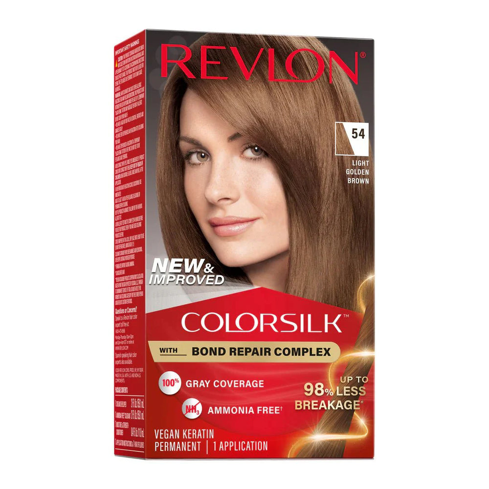 REVLON COLOR SILK BEAUTIFUL COLOR - 54 LIGHT GOLDEN BROWN