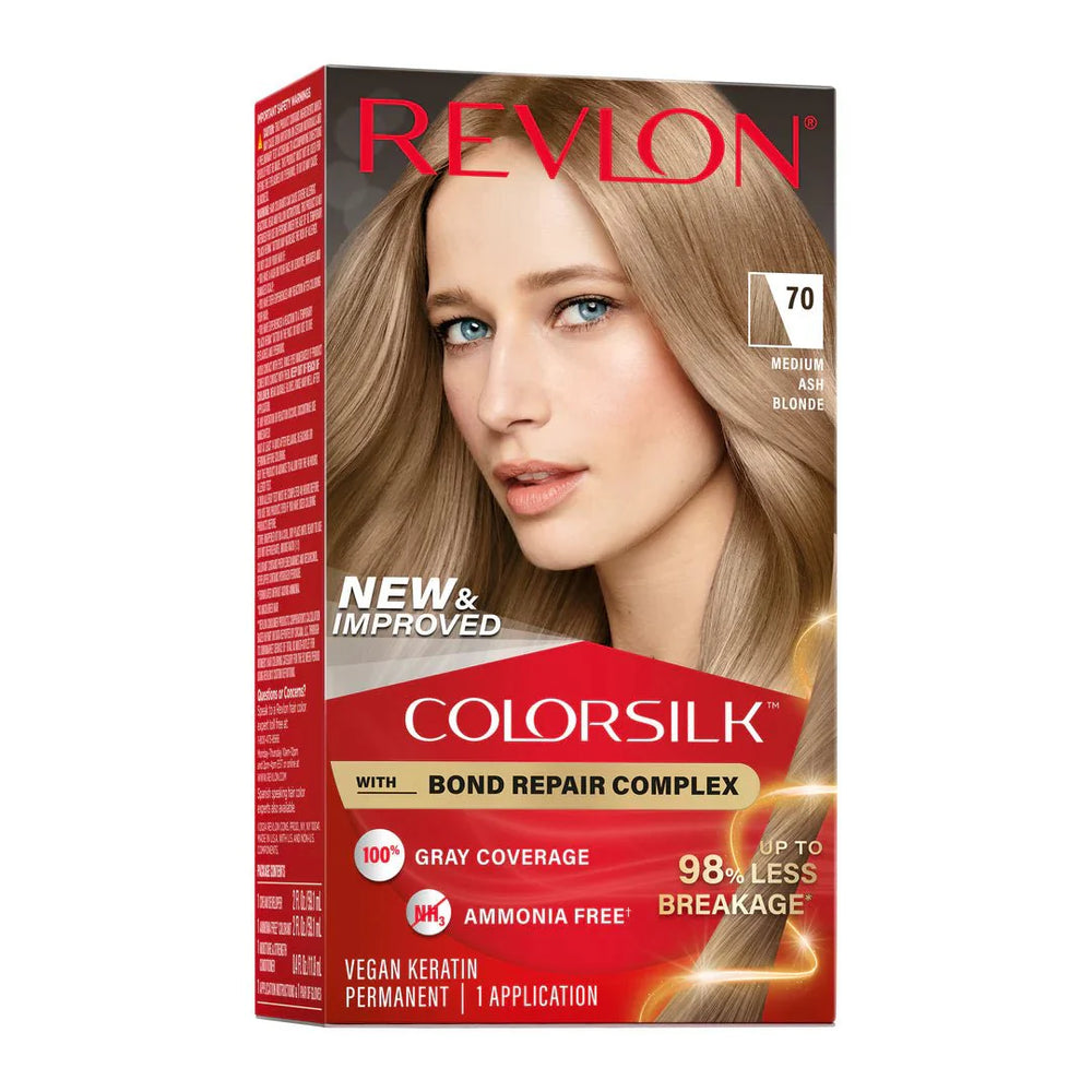 REVLON COLOR SILK BEAUTIFUL COLOR - 70 BLOND CENDRE MOYEN