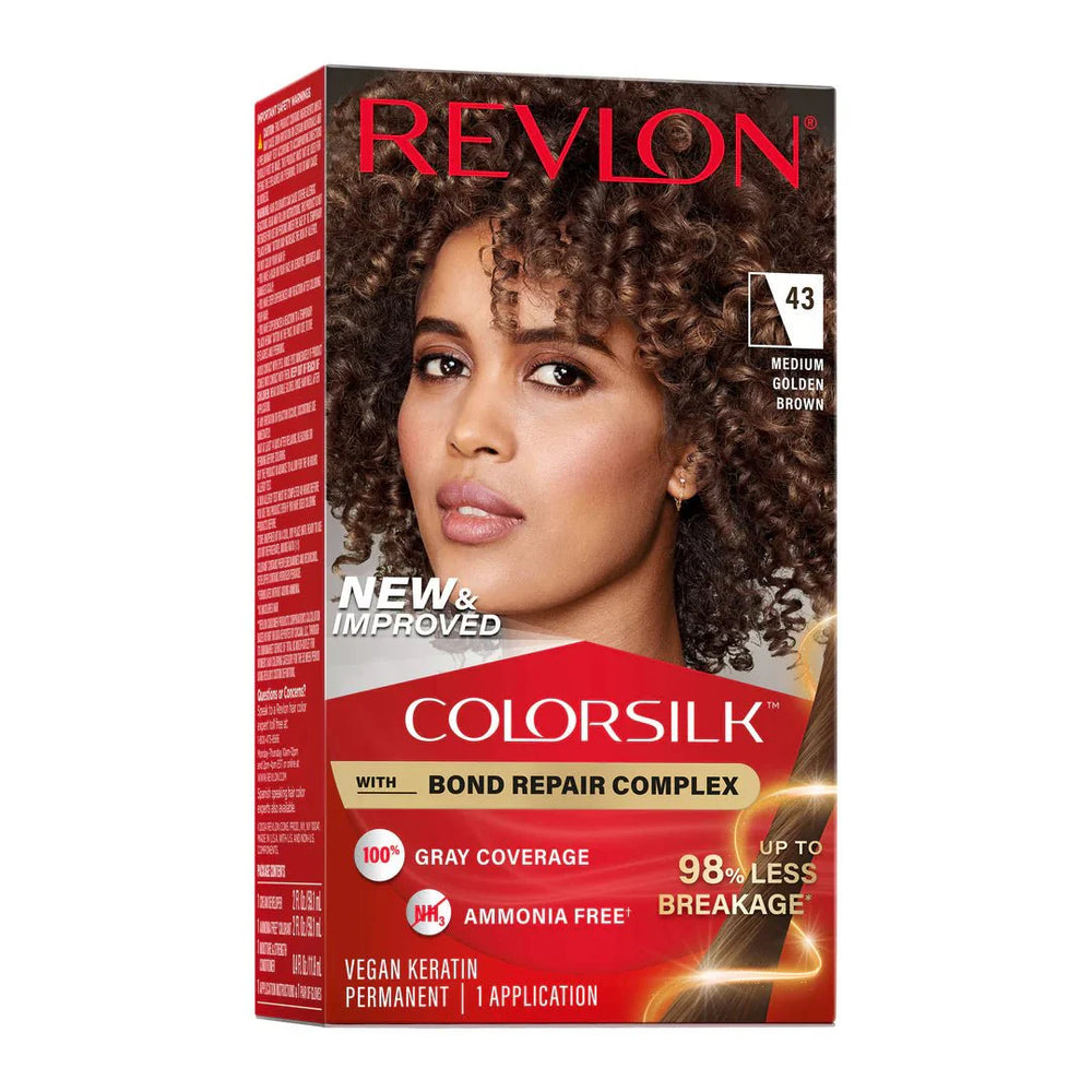 REVLON COLORSILK BEAUTIFUL COLOR - 43 CHÂTAIN DORÉ MOYEN