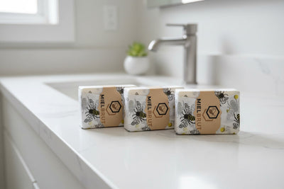 Goat's milk, beeswax and honey soap bar (3 Pack)