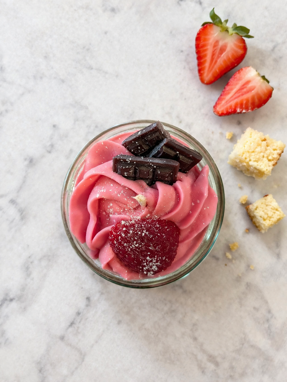 Mini Delight Gourmet Candle - Strawberry Shortcake