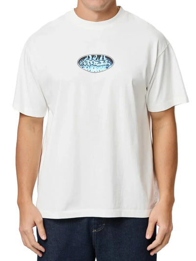 April 'Clear Flame' Tee - White