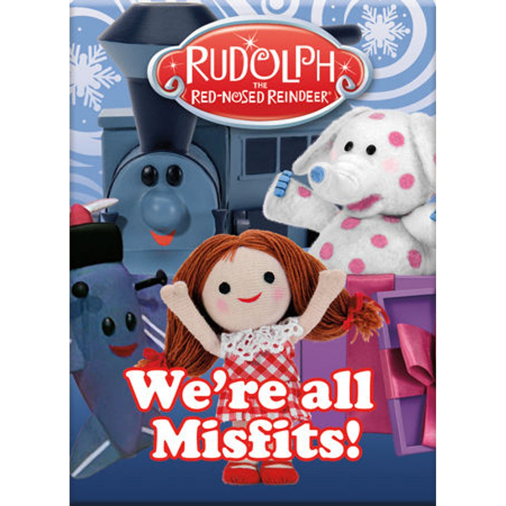 Rudolph the Red Nose Reindeer "We're All Misfits" Magnet