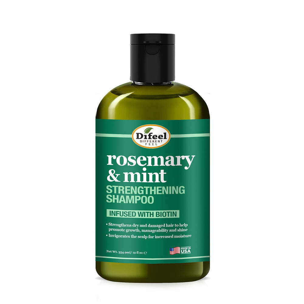SHAMPOOING DIFEEL ROMARIN ET MENTHE INFUSÉ À LA BIOTINE 12OZ