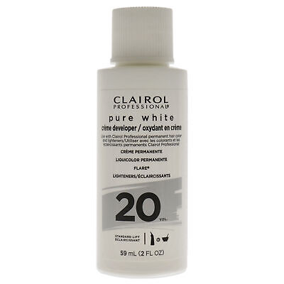 CLAIROL PROFESSIONAL PURE WHITE 2O VOL. CRÈME DEVELOPER 2OZ