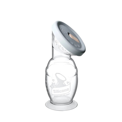Ensemble de collecteur de lait Haakaa | 150 ml avec capuchon gris
