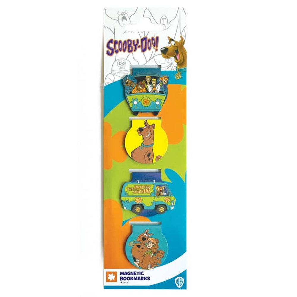 Marque-pages magnétiques Scooby Doo, 4 un.