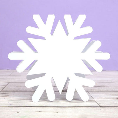 Cartes et enveloppes de luxe prédécoupées – Flocon de neige