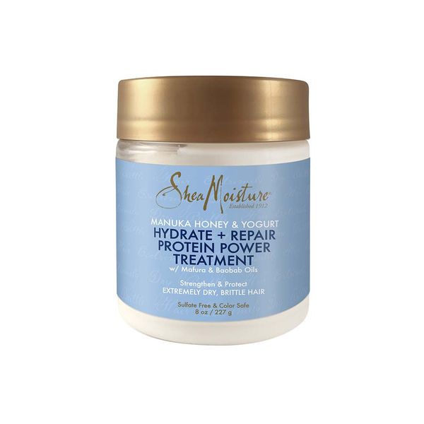 SHEAMOISTURE Miel de Manuka et Yaourt Hydratation + Réparation Soin Fortifiant Protéiné 237 ml