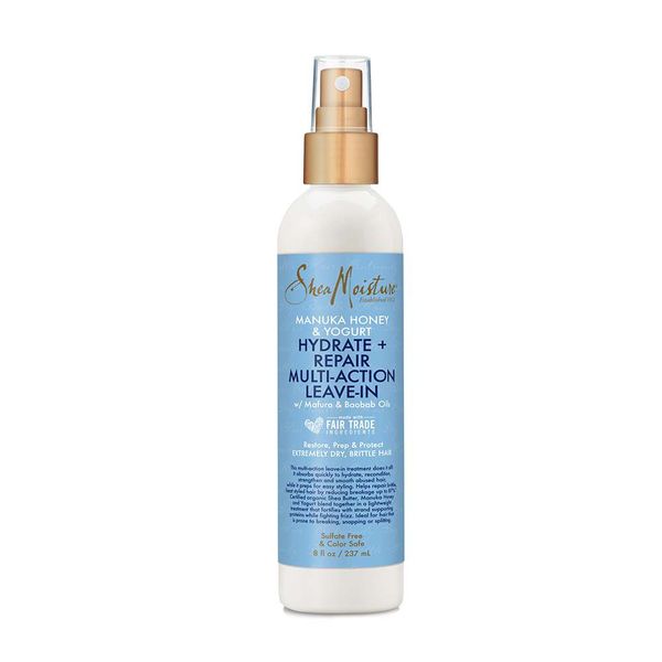 SHEAMOISTURE MIEL DE MANUKA ET YAOURT SANS RINÇAGE HYDRATANT ET RÉPARATEUR 236 ML