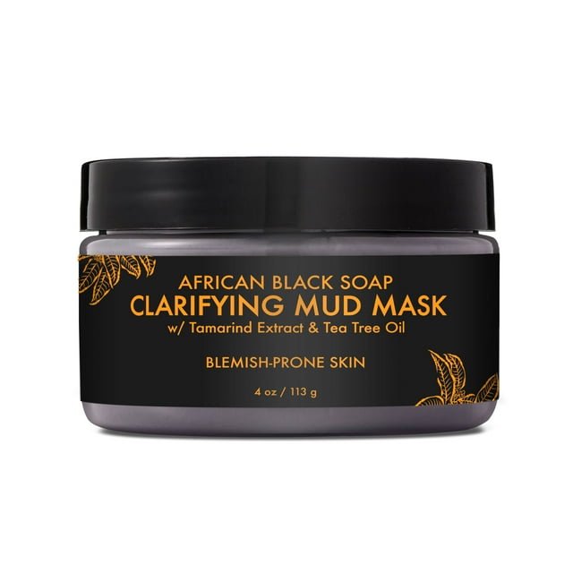 Masque de boue purifiant au savon noir africain SHEAMOISTURE 4 oz