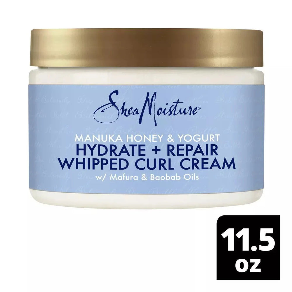 SheaMoisture Manuka Honey + Yogurt Hydrate + Repair Whipped Curl Cream 11.5OZ