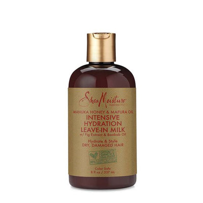 SHEAMOISTURE LAIT SANS RINCAGE HYDRATATION INTENSIVE AU MIEL DE MANUKA ET HUILE DE MAFURA 8OZ