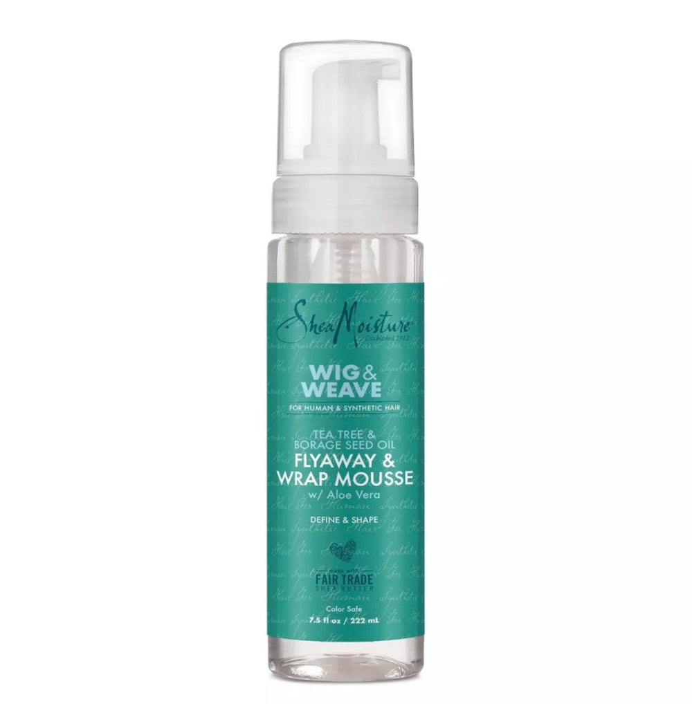 SHEAMOISTURE Mousse Coiffante Perruques et Tissages Anti-Frizz et Fixation 220 ml