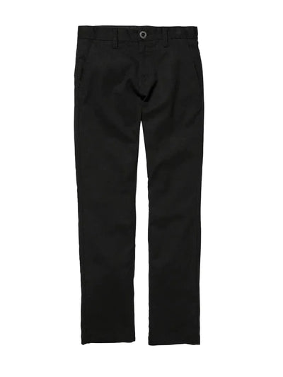 Pantalons Chino Droits Modernes 'Frickin' Volcom - Noir (ENFANTS)