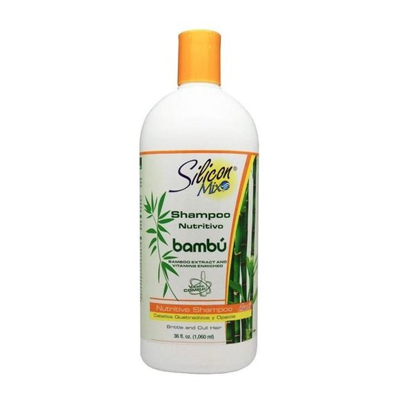 Shampooing Nutritif Cheveux Bambou Silicon Mix 36 OZ
