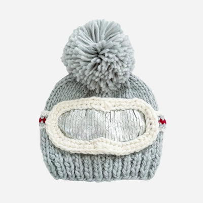 Ski Goggles Beanie | Bowie Grey | The Blueberry Hill