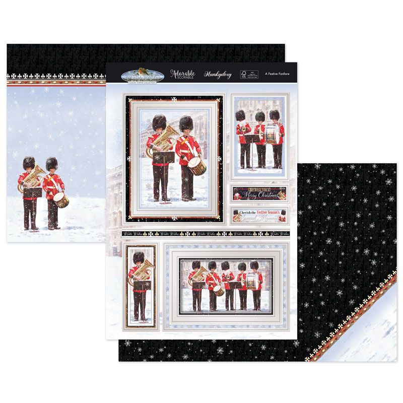 Un set de toppers de luxe "Fanfare festive"