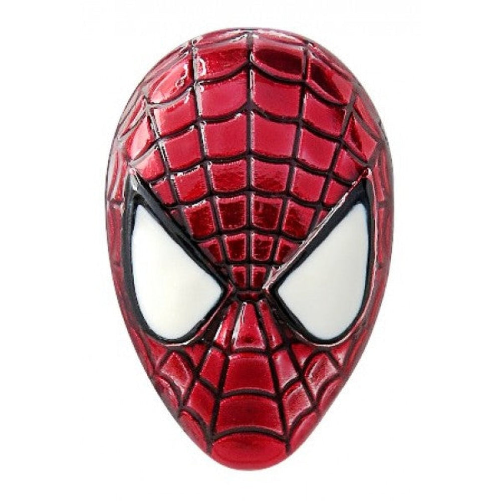 Pince à revers Spider-Man, tête colorée, en étain