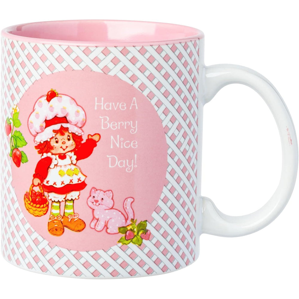 Tasse en céramique "Strawberry Shortcake Vintage Berry Nice Day" de 20 oz