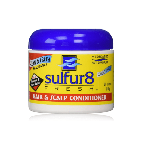 SULFUR 8 Après-Shampooing Traitant Médicamenteux Anti-Pelliculaire pour Cheveux et Cuir Chevelu 3.8OZ