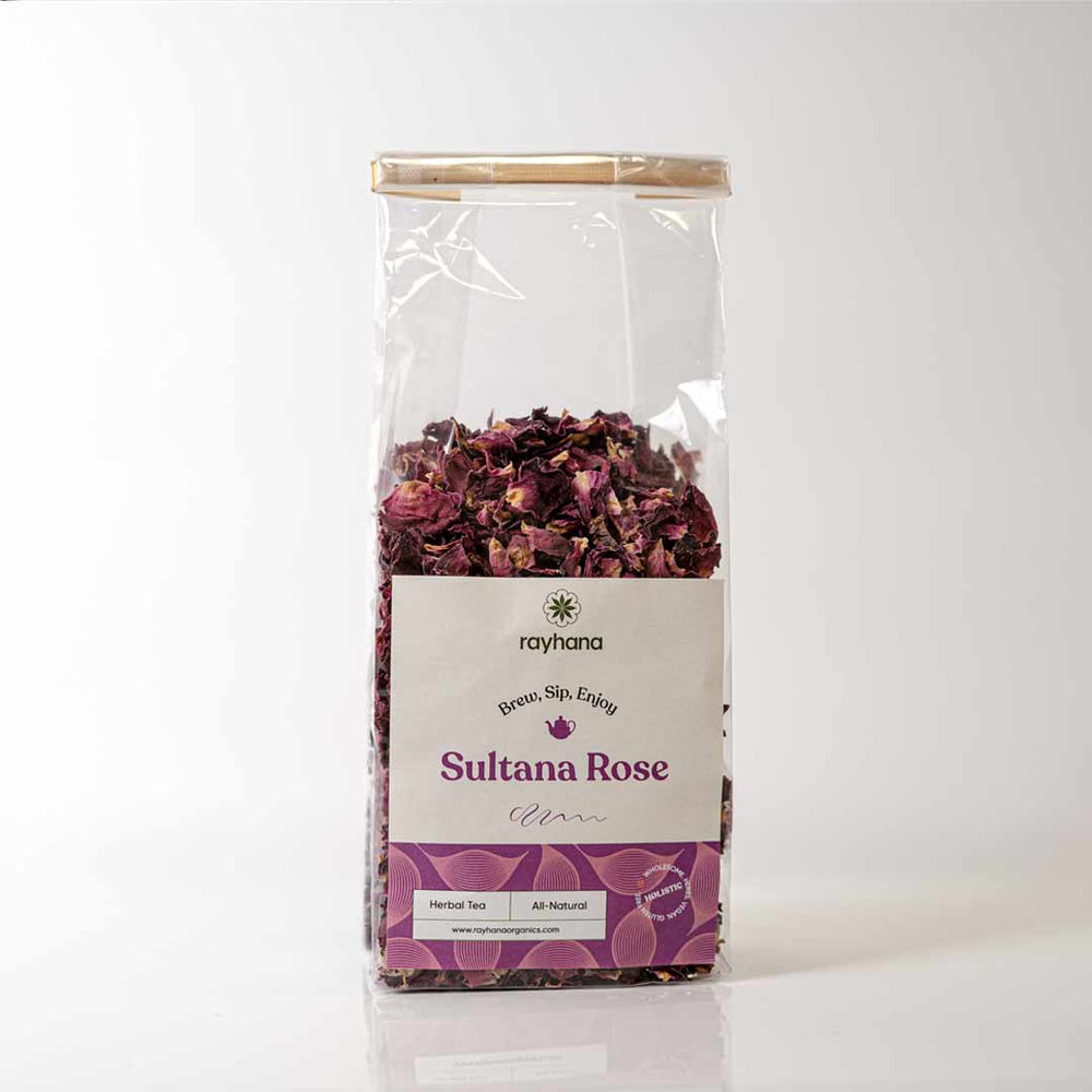 Sultana Rose Tea – Pure Loose Rose Petals by Rayhana — Rayhana Organics