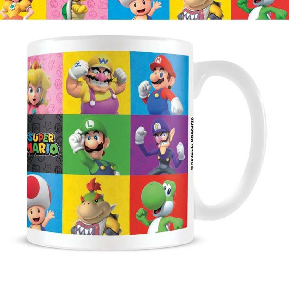 Tasse blanche Super Mario 3D Friends & Foes 11 oz